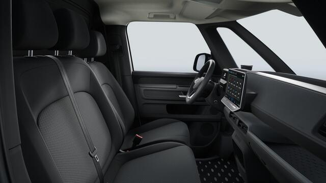 Volkswagen ID. Buzz Cargo Bulli Edition Elektromotor 210 kW (286 pk) 2988 mm Trekhaak elektrisch uitklapbaar | Stoelverwarming | 20" lm velgen Solna | Schuifdeur links en rechts | Diefstalarm | Achterdeuren