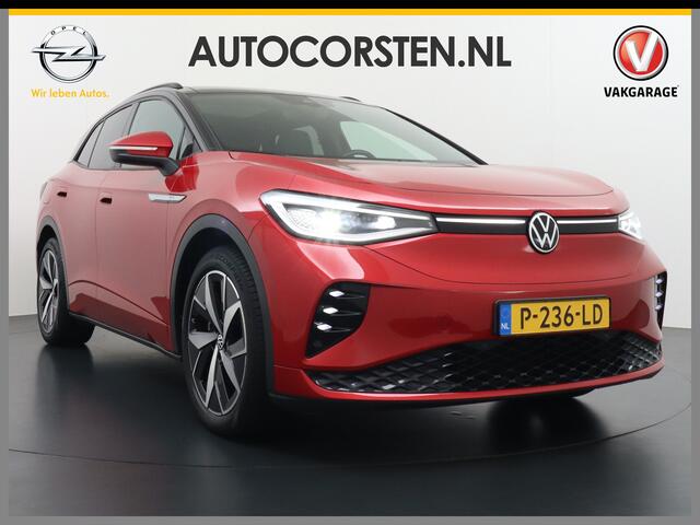 Volkswagen ID.4 GTX 4Motion 300PK (82Kw) 77 kWh PanoDak Warmtepomp 360-Camera 20" Apple Carplay Android Adaptive-Cruise Navi LED-v+a PDC-v+a TwoTone-Dak Dual-Ecc App-Connect Mirror-Link Grootste Accu 0-100 6,3 seconden! AWD All Wheel Drive Assistentiepakket Design-pakket