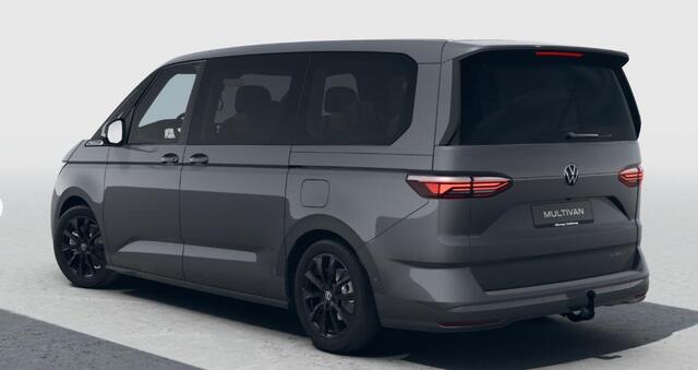 Volkswagen MULTIVAN Bulli L2 1.5 eHybrid L2 4Motion DSG | Soundsystem "Harman Kardon" | Wegklapbare trekhaak, met elektrische ontgrendeling | Zitopstelling 2-2-3 met vis-a-vis mogelijkheid, met armleuningen | Comfortstoelen met leder "Savona", elektrisch verstelbaar |