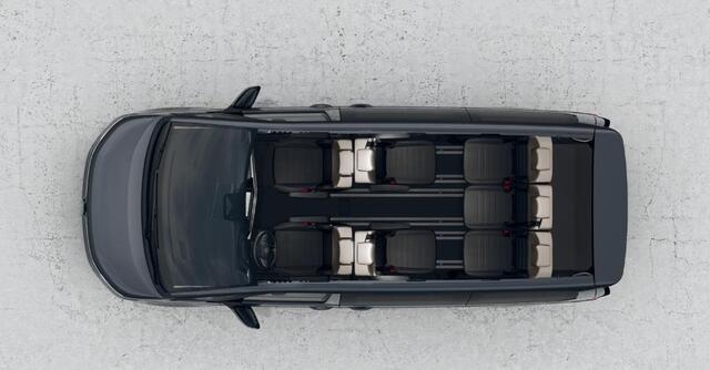 Volkswagen MULTIVAN Bulli L2 1.5 eHybrid L2 4Motion DSG | Soundsystem "Harman Kardon" | Wegklapbare trekhaak, met elektrische ontgrendeling | Zitopstelling 2-2-3 met vis-a-vis mogelijkheid, met armleuningen | Comfortstoelen met leder "Savona", elektrisch verstelbaar |