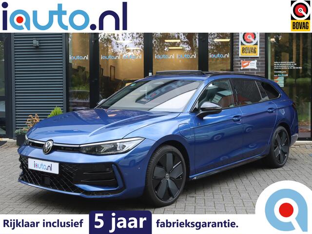 Volkswagen PASSAT Variant 1.5 eHybrid 272PK R-Line Edition Black Style Leder/Pano/IQ.Light/360/Head-up/HK/Navi Max/ACC/19"/Trekhaak wegkl.