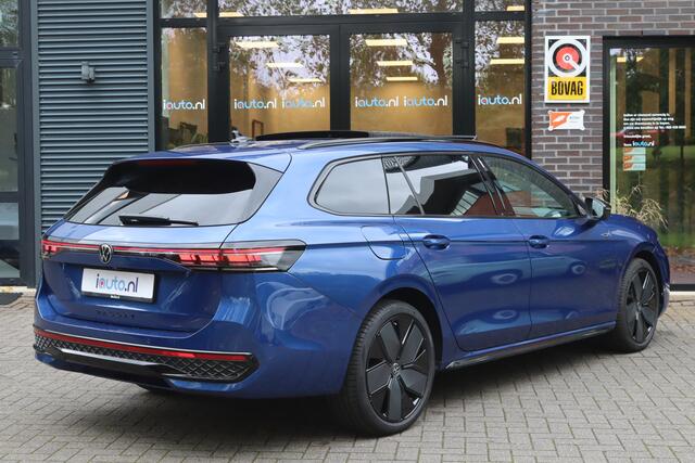 Volkswagen PASSAT Variant 1.5 eHybrid 272PK R-Line Edition Black Style Leder/Pano/IQ.Light/360/Head-up/HK/Navi Max/ACC/19"/Trekhaak wegkl.
