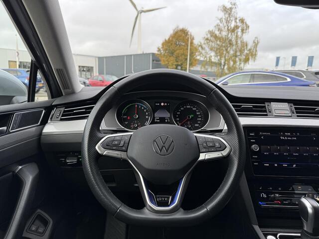 Volkswagen PASSAT Variant 1.4 TSi 218 Pk Automaat PHEV GTE Business | Camera | CarPlay | Adaptive Cruise | Stoelverwarming | Elektrische Achterklep | LED | 17 Inch | 67.515 Km!