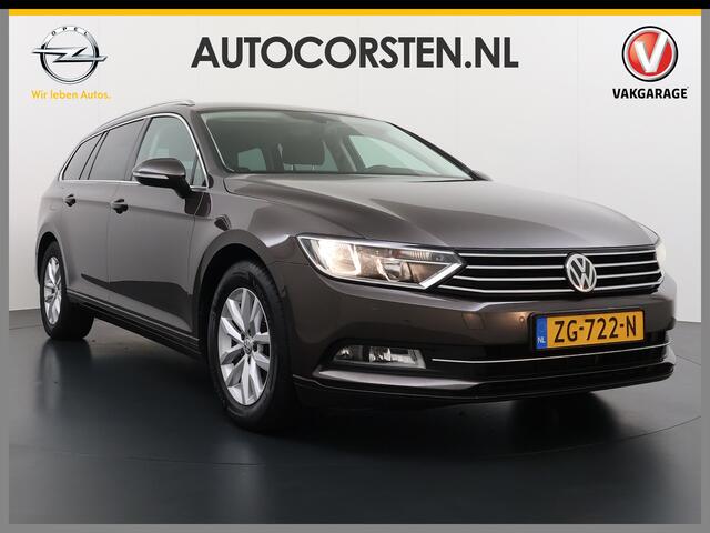 Volkswagen PASSAT Variant T150PK AUT-7 Adap.Cruise Navi Camera Pdc-a+v Apple Carplay Android Auto Ecc ERGO Active Stoel Connected Series Plus Lmv Regen-Lichtsensor Isofix Privacy Glas 1600kg Trekvermogen ¤ 45.000,- nieuw A-label Euro6 !
