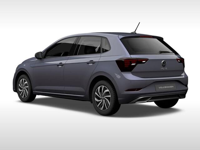 Volkswagen POLO Life Edition 1.0 TSI 95 pk 5 versn. Hand · Achteruitrijcamera · Parkeersensor achter · Velgen 'essex', 15 inch lichtmetaal ·