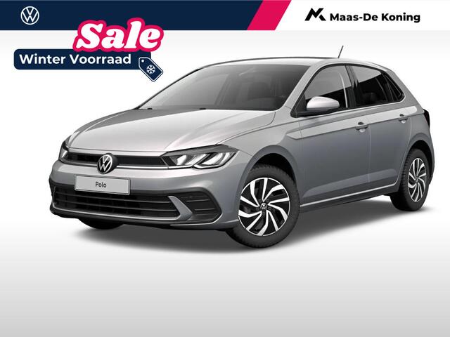 Volkswagen POLO Life Edition 1.0 TSI 95 pk 5 versn. Hand · Airconditioning automatisch, 2-zone (climatronic) · Velgen 'essex', 15 inch lichtmetaal ·