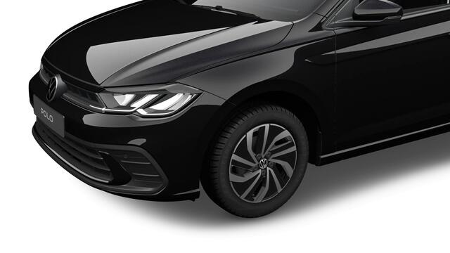 Volkswagen POLO 1.0 TSI 95 5MT Life Edition Zijruiten achter en achterruit getint, 65% lichtabsorberend | 'App-Connect' smartphone integratie | Parkeersensoren achter (Park Distance Control)