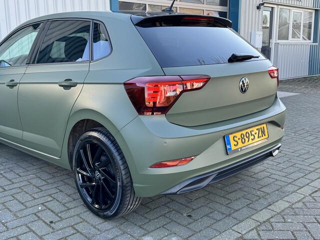 Volkswagen POLO 1.0 TSI Gree Wrap / Zwart met. AppleCarplay/Leder/LED/Navi/Adaptive/Lane assist / NL Auto