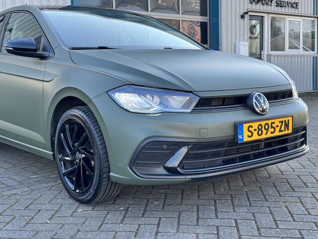 Volkswagen POLO 1.0 TSI Gree Wrap / Zwart met. AppleCarplay/Leder/LED/Navi/Adaptive/Lane assist / NL Auto