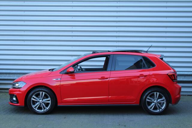 Volkswagen POLO 1.0 TSI 96pk R-Line NL-Auto NAP BTW Panoramadak Clima Cruise Navi PDC Carplay Dig. Cockpit LED