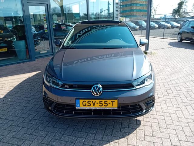 Volkswagen POLO 1.0 TSI 3x R-Line Business Automaat, Climatronic, Carplay/android auto, Panoramisch schuifdak, Navigatie, Cruise control adaptief, Volledig digitaal instrumenten paneel, Parkeersensoren, Elektrische ramen en spiegels, Centrale vergrendeling met AB, Rijbaa