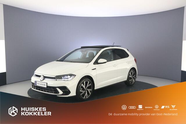 Volkswagen POLO R-Line 1.0 TSI 95pk DSG Automaat Panoramadak, Adaptive cruise control, Achteruitrijcamera, Navigatie, LED matrix koplampen, Stoelverwarming, Parkeersensoren