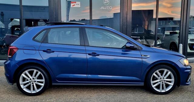 Volkswagen POLO 1.0 TSI Highline Business R 116PK | R-Line Pakket | Elektrisch Glazen Panorama-dak | Beats Audio | Navigatie | Parkeersensor Voor en Achter | Reef Blue Metallic | 2 Sleutels |