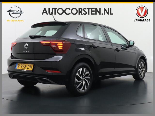 Volkswagen POLO 1.0T 96PK Adaptive Cruise Apple Carplay Android Digital-Cockpit-Pro App-Connect Dual-ECC PDC-a+v Stoel-Verwarmd Navi Life Business Lane-Assist Isofix Voicecommand DAB Front assist ChroomPack. Lmv 2/3Deelbare a-Bank 1e Eigenaar Origineel Nederlandse Auto E
