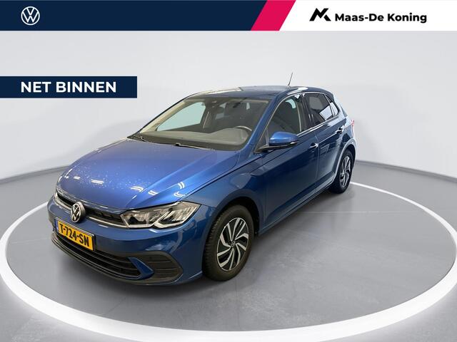Volkswagen POLO 1.0 TSI 95pk Life · Apple/Android Car Play · Navigatie · P-Sensoren · Getint Glas · Airco · 15'' Inch · Garantie t/m 30-08-2027 of 100.000km