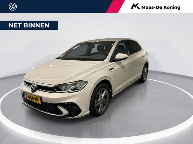 Volkswagen POLO 1.0 TSI 95pk DSG R-Line · Apple/Android Car Play · Navigatie · P-Sensoren · ACC · Climatronic · 16'' Inch · Garantie t/m 10-01-2027 of 100.000km