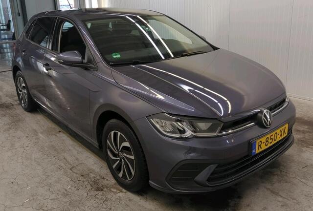 Volkswagen POLO 1.0 TSI 95 Pk Life Business Navigatie Ledkoplampen Lichtmetalen Velgen Parkeersensoren V+A ACC Stoelverwarming Dab Extra Getint Glas NL Auto