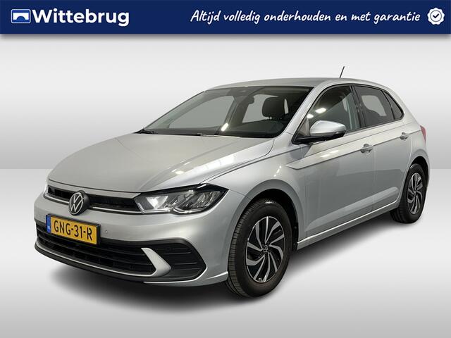 Volkswagen POLO 1.0 TSI Life Edition / GARANTIE TM 8-2028/ CAMERA/ PARK. SENSOREN/ LED/ APP CONNECT/ ADAPT. CRUISE/ SPIEGELPAKKET/ GETINT GLAS/ DIGITAL DASHBOARD/ AIRCO/ DAB/ 15" LMV