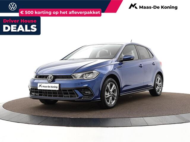 Volkswagen POLO 1.0 TSI 95pk DSG R-Line · Camera · Apple/Android Car Play · P-Sensoren · ACC · Getint Glas · 16'' Inch · Garantie t/m 24-11-2028 of 100.000km