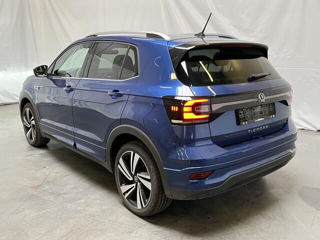 Volkswagen T-Cross 1.5 TSI R-Line / AUTOMAAT/ 150 PK/ 2X R-LINE/ ADAPT. CRUISE/ KEYLESS/ PARK. SENSOREN + CAMERA/ APP-CONNECT/ RIJ-MODI/ CLIMA/ NAVI/ 18" LMV/ DAB/ STOEL VERWARM./ DIGITAL DASH