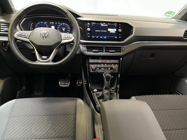 Volkswagen T-Cross 1.5 TSI R-Line / AUTOMAAT/ 150 PK/ 2X R-LINE/ ADAPT. CRUISE/ KEYLESS/ PARK. SENSOREN + CAMERA/ APP-CONNECT/ RIJ-MODI/ CLIMA/ NAVI/ 18" LMV/ DAB/ STOEL VERWARM./ DIGITAL DASH