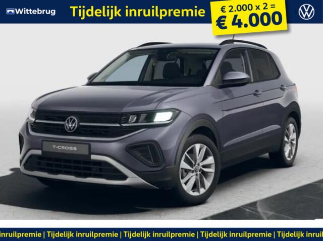 Volkswagen T-Cross 1.0 TSI Life Edition !!!Profiteer ook van 4.000 EURO inruilpremie!!!