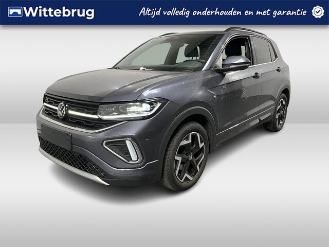 Volkswagen T-Cross 1.5 TSI R-Line / AUTOMAAT/ FABRIEKSGARANTIE T/M 2-2027/ 2X R-LINE/ APP-CONNECT/ NAVI/ MATRIX/ ADAPT. CRUISE/ PARK. SENSOREN + CAMERA/ CLIMA/ STOEL VERWARM./ 17" LMV