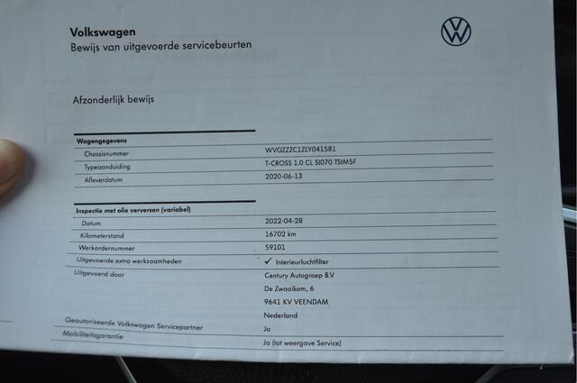Volkswagen T-Cross 1.0 TSI Life Nap / 1e eigen. /