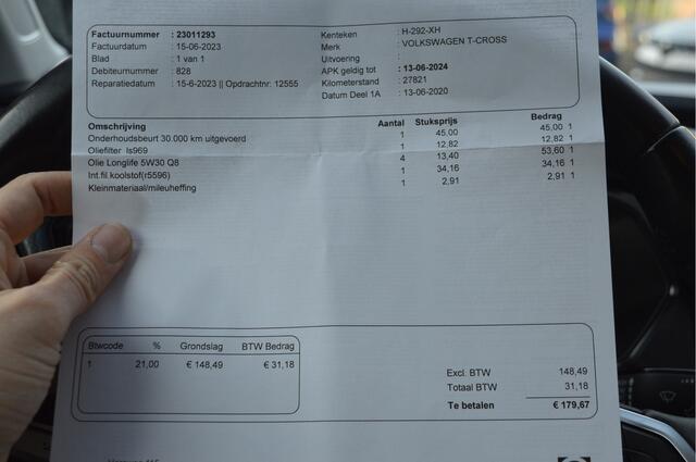 Volkswagen T-Cross 1.0 TSI Life Nap / 1e eigen. /