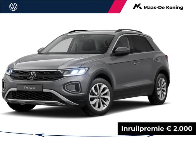Volkswagen T-Roc Life Edition 1.0 TSI 116 PK 6 versn. Hand · Assistance Pakket Plus · Multimedia Pakket · Stoel Pakket ·