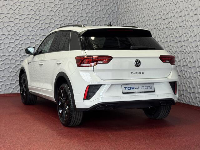 Volkswagen T-Roc 1.5 TSI 150PK R-LINE PANORAMA ? NIEUWE AUTO ? BLACKLINE EVO IQ LIGHT ALCANTARA ELEK.KLEP CARPLAY STOEL/STUUR VERW. 19"LMV VIR.COCKPIT 06/2025 SCHUIFDAK "Volkswagen rijden begint bij Topautos.nl - 75 topmodellen direct op voorraad!"
