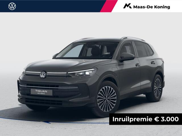 Volkswagen TIGUAN Life Edition 1.5 eHybrid 204 pk 6 versn. DSG · Comfort Pakket · Style Pakket · Trekhaak inklapbaar, met elektrische ontgrendeling, incl. aanhangermanoeuvreerhulp Trailer Assist ·