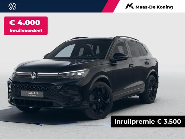 Volkswagen TIGUAN R-Line Edition 1.5 eHybrid 272 pk 6 versn. DSG · Black Style Pakket · Comfort Pakket · Trekhaak inklapbaar, met elektrische ontgrendeling, incl. aanhangermanoeuvreerhulp Trailer Assist ·