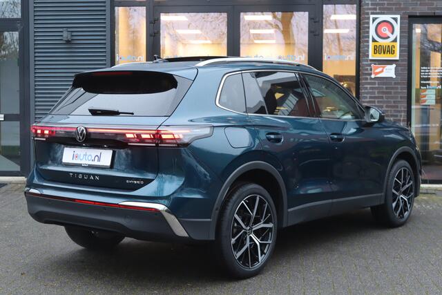 Volkswagen TIGUAN 1.5 eHybrid 204pk Elegance Pano/IQ.Light HD/360/Head-up/Keyless/ACC/DCC/ErgoActive/Dodehoek/20"/Trekhaak wegkl.