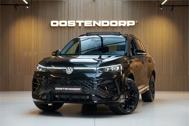 Volkswagen TIGUAN 1.5/272pk eHybrid R-Line Blackstyle|2025|Leer+verwarming+ventilatie+massage|Panoramadak|360°Camera|Trekhaak|20"Blackstyle|Carplay&AndroidAuto|sfeerverlichting|el.achterklep