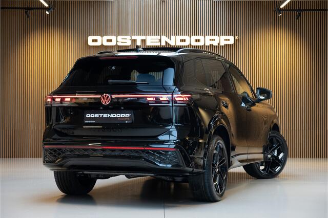Volkswagen TIGUAN 1.5/272pk eHybrid R-Line Blackstyle|2025|Leer+verwarming+ventilatie+massage|Panoramadak|360°Camera|Trekhaak|20"Blackstyle|Carplay&AndroidAuto|sfeerverlichting|el.achterklep