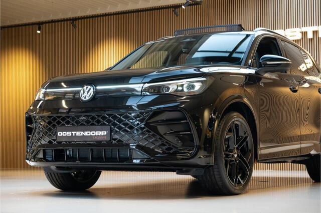 Volkswagen TIGUAN 1.5/272pk eHybrid R-Line Blackstyle|2025|Leer+verwarming+ventilatie+massage|Panoramadak|360°Camera|Trekhaak|20"Blackstyle|Carplay&AndroidAuto|sfeerverlichting|el.achterklep