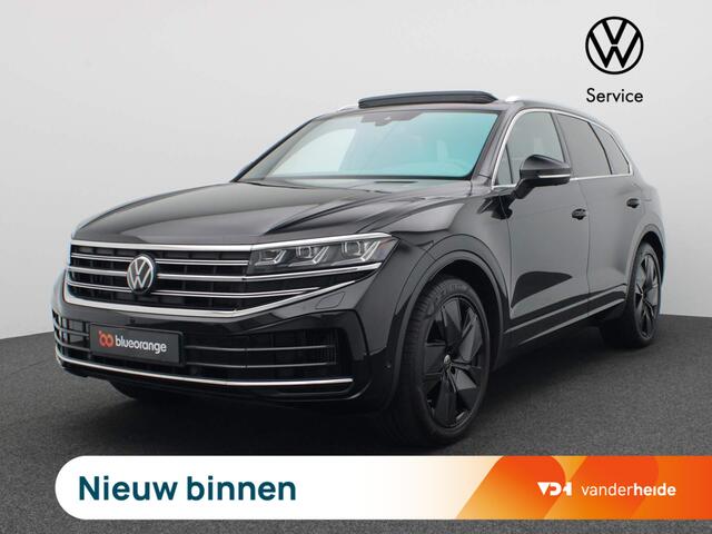 Volkswagen TOUAREG 3.0 TSi eHybrid 4MOTION Elegance 381PK DSG 360 gr. camera, head-up, leder, stoelventilatie, luchtvering, keyless, stoelverwarming&koeling, virtual pedal, alarm, 21'' lichtmetaal