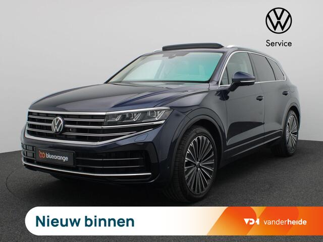 Volkswagen TOUAREG 3.0 TSi eHybrid 4MOTION Elegance 381PK DSG matrix led, trekhaak, 360gr. camera, nachtzicht, adaptive cruise, head-up, keyless, side assist, servosluiting portieren, luchtvering, 21" lichtmetaal