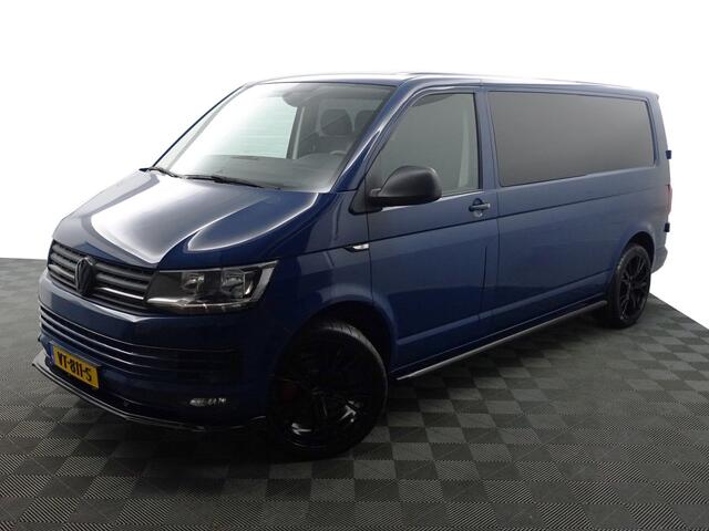 Volkswagen TRANSPORTER 2.0 TDI 180pk L2 R Line Aut- Dubbele Cabine, 6 Pers, Park Assist, Navi, Cruise, Clima, Sidebars