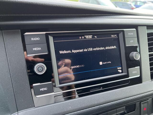 Volkswagen TRANSPORTER 2.0 TDI 110 pk L1H1 28 | Bijrijdersbank | Achterdeuren | A-Camera | Cruise | Navi via App |