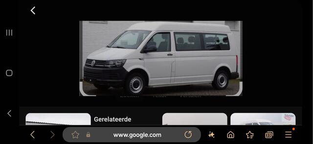 Volkswagen TRANSPORTER Kombi 2.0 TSI L2H2 lang hoog schade marge airco benzine euro6