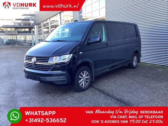 Volkswagen TRANSPORTER T6 2.0 TDI 150 pk DSG Aut. L2 DC Dubbel Cabine Adapt. Cruise/ 2.5t Trekhaak/ Carplay/ PDC