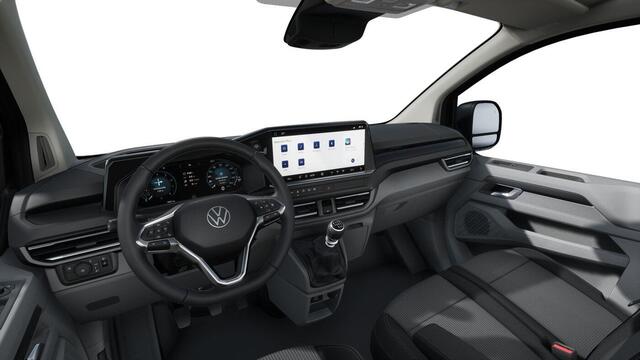 Volkswagen TRANSPORTER Bedrijfswagens Life 2.0 TDI EU6 81 kW 110 pk 6 versn. hand | BPM vrij | Achterdeuren zonder ruit | Bestuurdersassistentiepakket plus | Multifunctioneel kunstlederen stuurwiel |