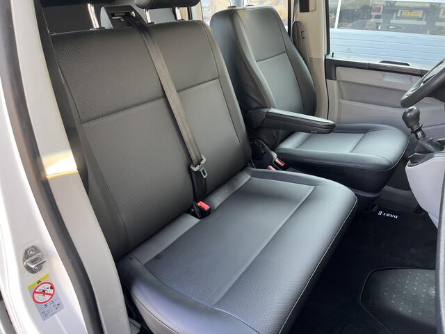 Volkswagen TRANSPORTER 2.0 TDI L2H1 DC Laadkraan Airco Trekhaak 2200kg 6 persoons Euro 6 Open laadbak Pick up p-up Bakwagen 1e eigenaar Kraan Laadkraan Dubbele cabine