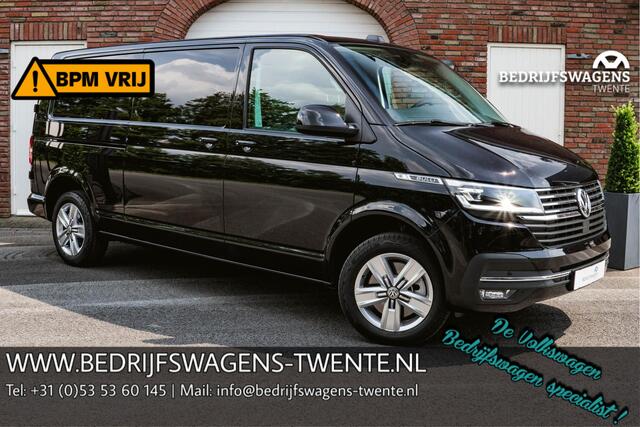 Volkswagen TRANSPORTER T6.1 2.0 TDI 204PK DSG L2H1 HIGHLINE ENK/CAB Standkachel | LED | ACC | 2x Schuifdeuren | Virtual cockpit |