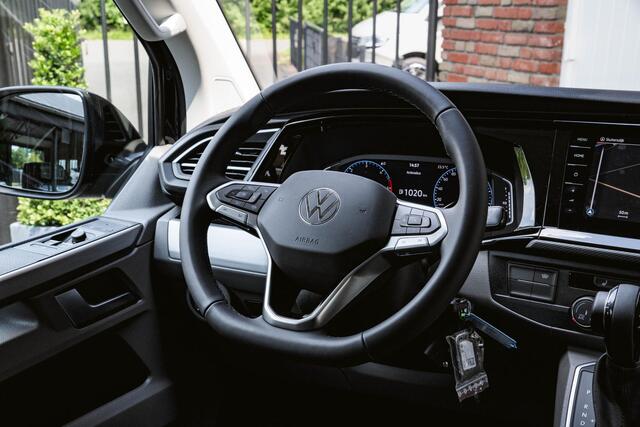 Volkswagen TRANSPORTER T6.1 2.0 TDI 204PK DSG L2H1 HIGHLINE ENK/CAB Standkachel | LED | ACC | 2x Schuifdeuren | Virtual cockpit |