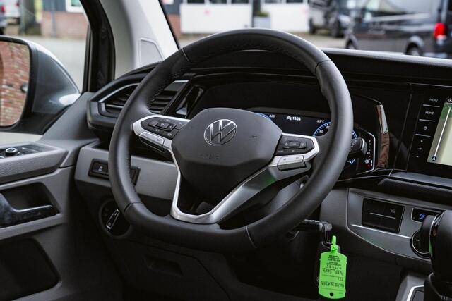 Volkswagen TRANSPORTER T6.1 CARAVELLE 2.0 TDI 150 PK DSG L2H1 DUB/CAB A-Klep ACC | LED | Digital Cockpit | Leder | Apple Carplay/Android Auto