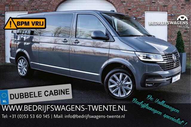 Volkswagen TRANSPORTER T6.1 2.0 TDI 150 PK DSG CARAVELLE L2H1 DUB/CAB A-Deuren ACC | LED | Digital Cockpit | Leder | Apple Carplay/Android Auto