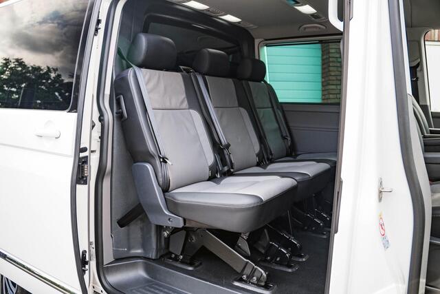 Volkswagen TRANSPORTER T6.1 2.0 TDI 204 PK DSG CARAVELLE L2H1 A-KLEP DUB/DUB ACC | LED | Leder | Virtual Cockpit | Privacy glass |